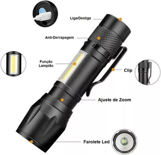 Lanterna De Bolso, Iluminação Super Forte