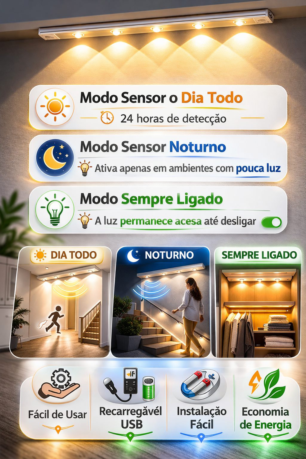 Essentec Sentinela, ande com segurança no escuro.